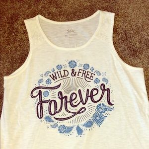 Justice wild & free forever tee